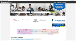 Desktop Screenshot of diversityjobs.org